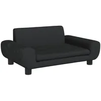 vidaXL Kindersofa Schwarz 70x45x33 cm Samt