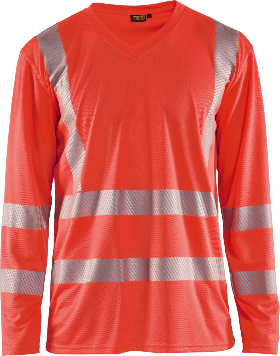 Blakläder High Vis Langarm T-Shirt 3385 1013 in div. Farben - high vis rot - 2XL