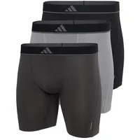 adidas Active Micro Flex Eco Boxershorts Schwarz/Grau L 3er Pack