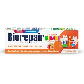 BioRepair Zahnpasta für Kinder 0-6 Jahre ohne Fluorid Geschmack Pfirsich 50 ml