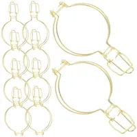 WATIIFUFU 10stücke Teiliges Edelstahl Ersatz-verschlussschnallen Für Luftdichte Glasvorratsgläser Federstahl Metallklammern Für Honig Küchenbehälter Einfache Bedienung Für Haus