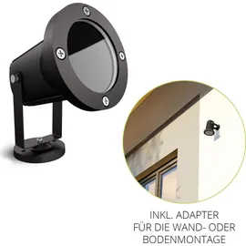 linovum CARI Erdspieß Gartenstrahler mit RGBW Smart LED GU10 - kompatibel mit Alexa & Google Home WLAN App - 2m Kabel mit Stecker