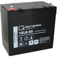 Q-Batteries 12LS-55 / 12V - 55Ah Blei Akku Standard-Typ