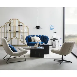 Livetastic Sessel, Beige, Textil, 82.5x97x93 cm, Wohnzimmer, Sessel, Polstersessel