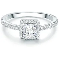 Trilani Ring aus Sterling Silber mit Zirkonia in silber | Gr.: 58
