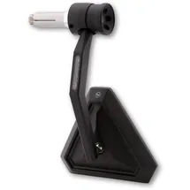 Highsider Lenkerendenspiegel mit LED Blinker Schwarz