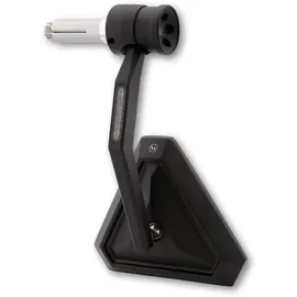 Highsider Lenkerendenspiegel mit LED Blinker Schwarz