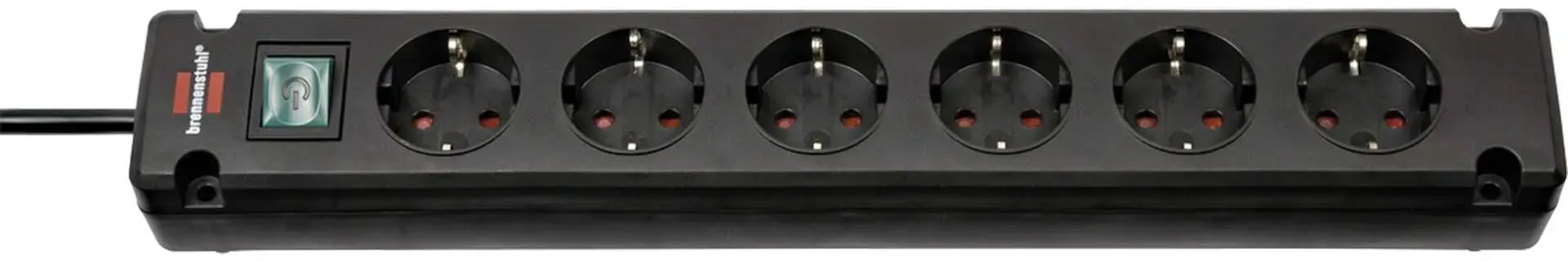 brennenstuhl - Steckdosenleiste - Eingabe, Eingang Stromversorgung - Ausgangsans...