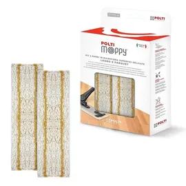 Polti Moppy Kit 2x Mikrofaser Reinigungstücher Holz/Beige