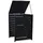 Merxx Mülltonnenbox Anbau klein 64 x 109 x 106 cm grau