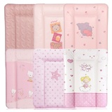 Lorelli Kinder Wickelauflage Softy 50 x 70 cm waschbar gepolstert erhöhter Rand pink