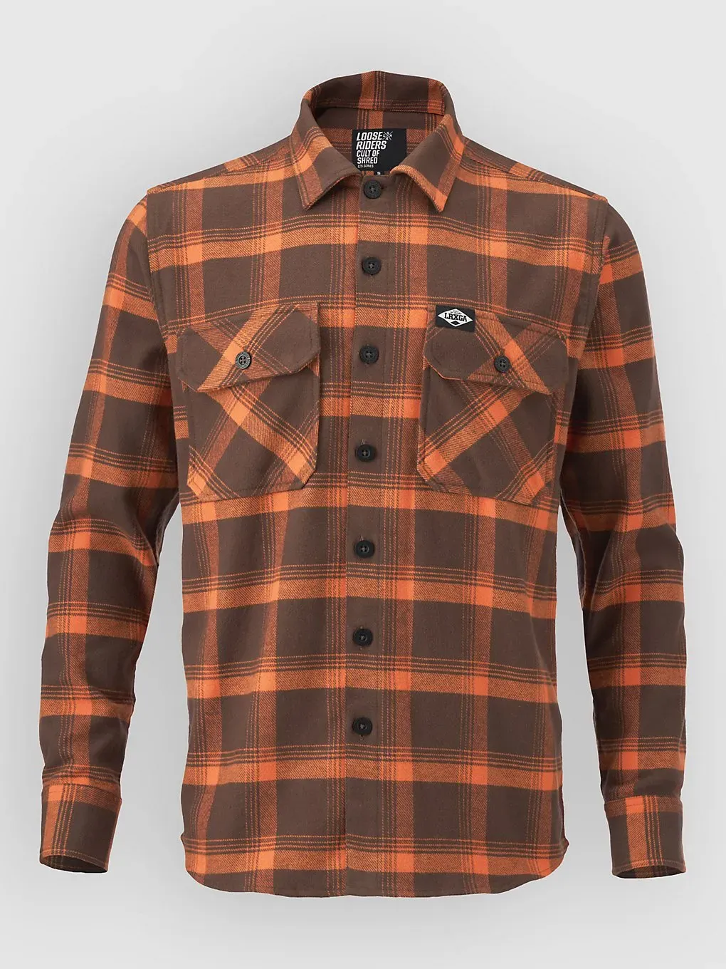 Loose Riders Sequoia Flannel Hemd brown Gr. M