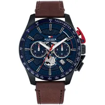 Tommy Hilfiger Bank Chronograph Leder 42 mm 1792268