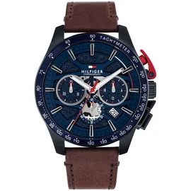 Tommy Hilfiger Bank Chronograph Leder 42 mm 1792268
