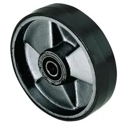 Pfaff Lenkrad PU Naben-L.43mm Rad-B.50mm D.200mm Ku.-Felge