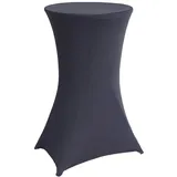 Baumarktplus 5x Stehtischhusse 60 cm Farbe nach Auswahl Husse Partytisch Bistrotisch Tischdecke Decke
