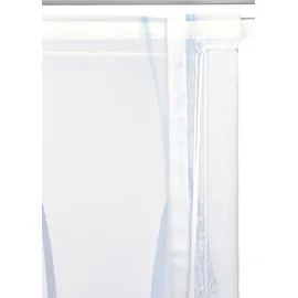 OTTO home Raffrollo OTTO HOME "Dimona" Gr. 2, weiß (weiß, blau), B:60cm H:140cm, Voile, Obermaterial: 100% Polyester, Raffrollos, Transparent, Voile, Polyester, Wellen