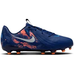 NIKE Kinder Fussball-Rasenschuhe JR PHANTOM GX II, BLUE VOID/CHROME, 36