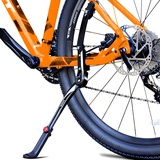 RBRL Fahrradständer Aluminiumlegierung, Seitenständer Fahrrad Universal für 26-29 Zoll, Stabil Fahrradständer für Mountainbike/Rennrad/MTB, Höhenverstellbar mit rutschfestem Gummifuß