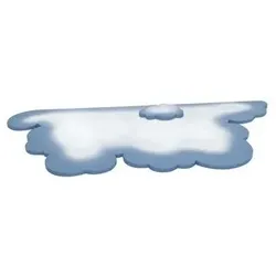 Erzgebirge Schneeflöckchen Große Wolke 58 x 28 cm