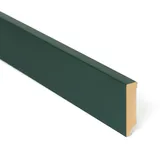 Bildershop-24 Fußleiste/Sockelleiste für Wandpaneele Dekowa in Dunkelgrün Grün 230 x 8 x 1,8 cm