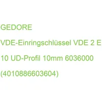 Gedore VDE 2 E 10 Einringschlüssel 10x170mm (6036000)