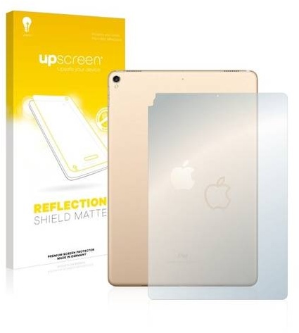 upscreen® Reflection Shield Matte Premium Displayschutzfolie für Apple iPad Pro 10.5 (Rückseite)