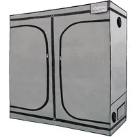Growzelt 200 x 100 x 200 cm - Growbox Indoor - Grow Zelt Tent Box - Gewächshaus Anzuchtschrank - 19mm Metallrahmen - Hochreflektierende 600D Mylar - Gewächszelt