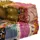 vidaXL 2-Sitzer Modularer Pouf Patchwork Stoff