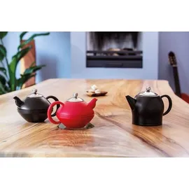 Bredemeijer Teekanne Santhee 1,4l Edelst. matt schwarz 121003 - Schwarz