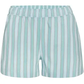 VIVANCE Shorty Pyjama-Shorts Blau/Weiß 32/34