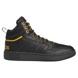 adidas Hoops 3.0 Mid Winterized Core Black / Core Black / Preloved Yellow 47 1/3