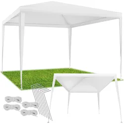 tectake® Pavillon, 3 x 3 m, mit UV-Schutz, inklusive Spannseile und Heringe