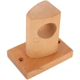 HEMOTON Garderobenstangenhalter ung Aus Holz Halterungen Für Gardinenstangen Aus Holz Gardinenstange Buchse Gardinenstange Halter Stangenhalterung Für Duschvorhänge Kleiderstange Vorhang