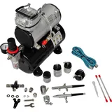 vidaXL Profi Airbrush Komplett-set mit 2 Pistolen