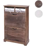 Mendler HWC-H19 100 x 60 x 24 cm braun / braun
