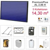 solarbayer� Solarbayer PremiumPlusAL Solarpaket H5 Biber Bruttofläche 14,30 m2 horizontal