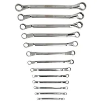 KS Tools Doppel-Ringschlüssel-Satz, gekröpft, 13-teilig