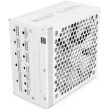 NZXT C1000 White, PC-Netzteil - weiß, 1x 16-Pin Grafikkarten Stecker, 6x PCIe, Kabel-Management, 1000 Watt