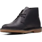 CLARKS Herren Bushacre 3 Chukka-Stiefel, Schwarzes Leder, 44 EU