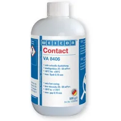 WEICON VA 8406 Cyanacrylat-Klebstoff, Sekundenkleber für schnelle Fixierungen und Verklebungen, 0,5 kg