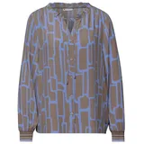 STREET ONE Damen Gemusterte Tunika mit Tape - 36