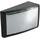 Carpoint dodekagonaler Spiegel verstellbar | Rechteckig 48x29mm | Selbstklebend | Verbesserte Sichtbarkeit | Einfache Installation | Langlebig und zuverlässig, Schwarz