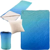 Campingdecke Liva - 4-in-1 Outdoor Decke - Schlafsack - Kissen - wasserdicht