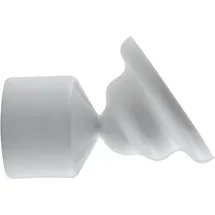KLEINE WOLKE Duschvorhangstange Schrägwandhalter 25 mm weiß