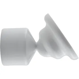 KLEINE WOLKE Duschvorhangstange Schrägwandhalter 25 mm weiß
