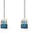 Nedis Cat 6a Kabel | S/FTP | RJ45 Stecker | RJ45 Stecker | 3.00 m | Snagless | Rund | LSZH | Weiss | Label