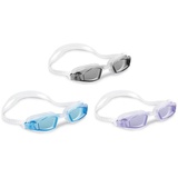 Intex Schwimmbrille Schwimmbrille Free Style Sport Goggles ab 8 Jahren zufällige Auswahl