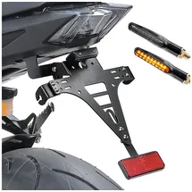OEM Set Kennzeichenhalter mit 2x LED Blinker für Yamaha MT-09 17-20