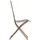 deluke DALLAS Gartenstuhl 41 x 50 x 91 cm braun 2 St.